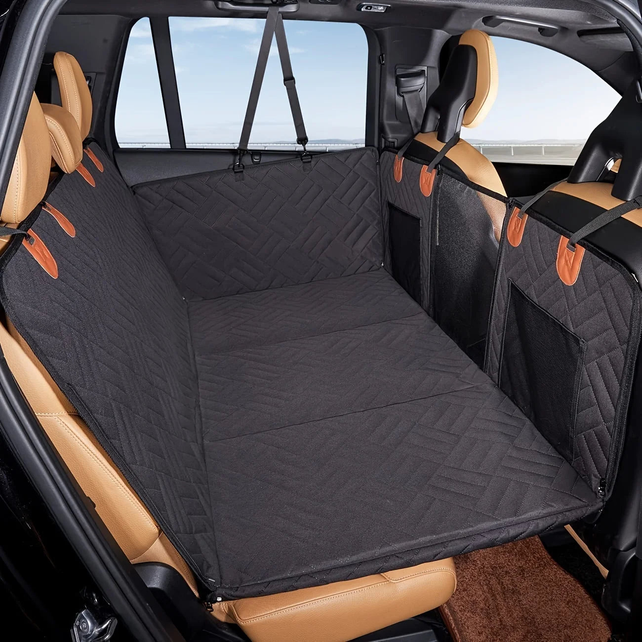 Waterproof Dog Car Seat Cover Hammock Nonslip Back Seat Protector