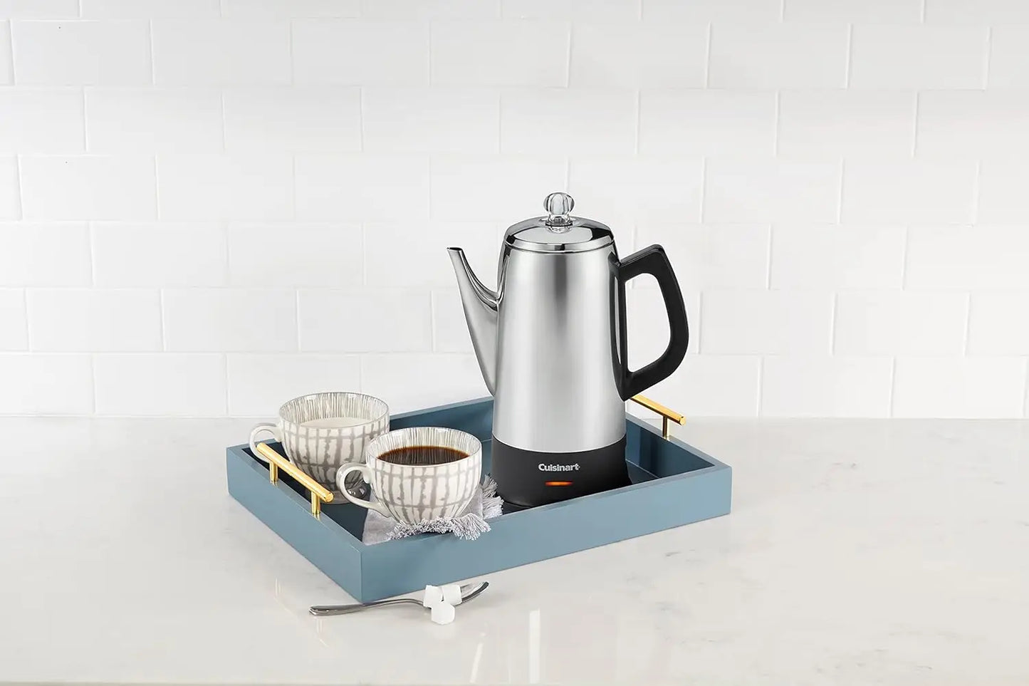 XMSJ Classic 12 Cup Percolator PRC12N Coffee Brewer