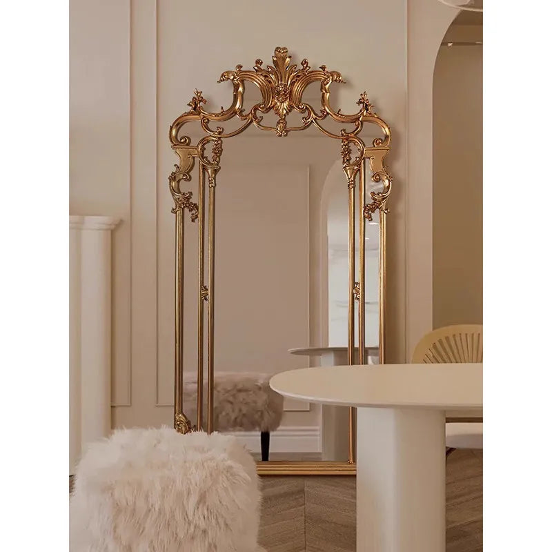 ZHIO Standing Decorative Mirror Arched Bedroom Decor