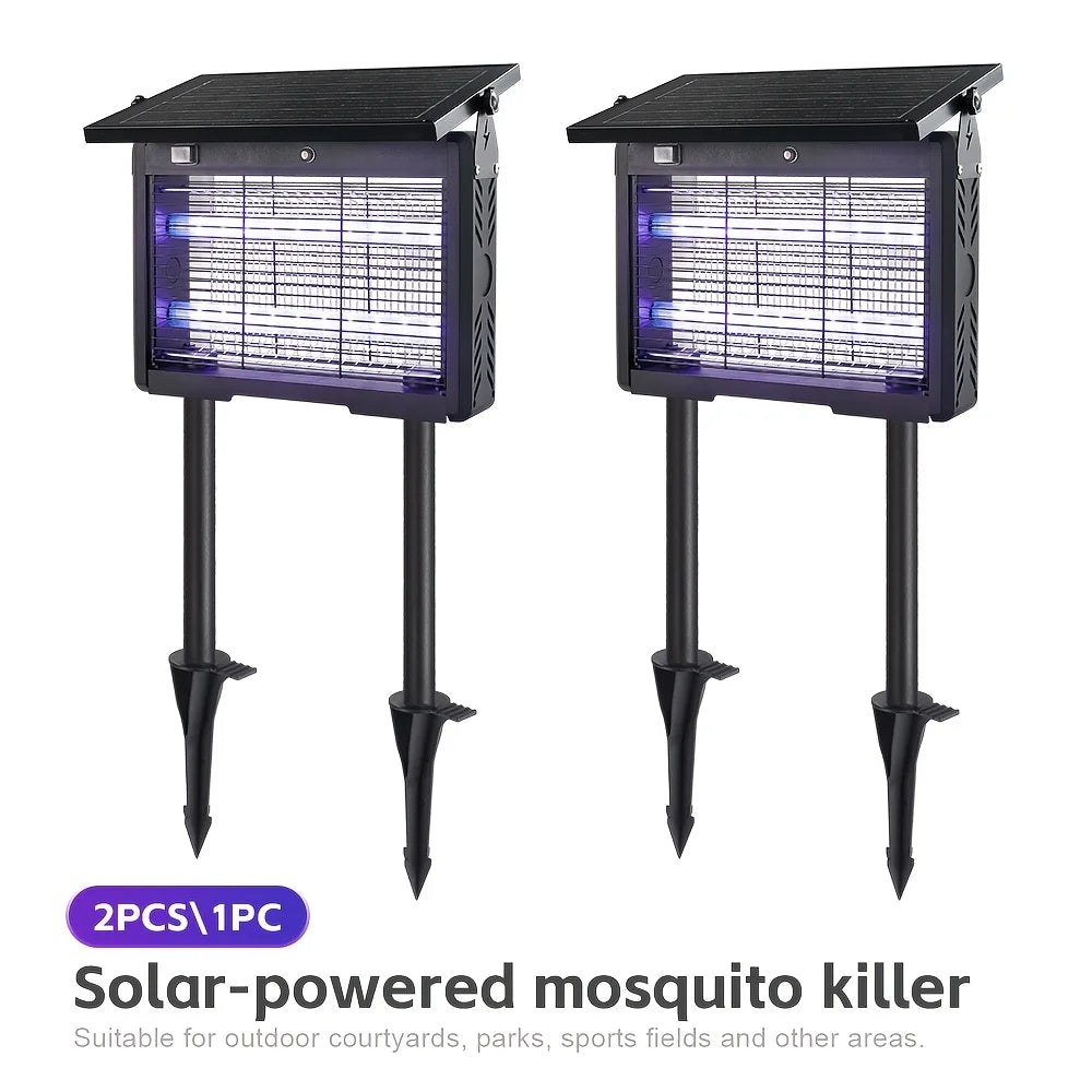 Outdoor Solar Mosquito Repellent Device Insect Killer Lamp