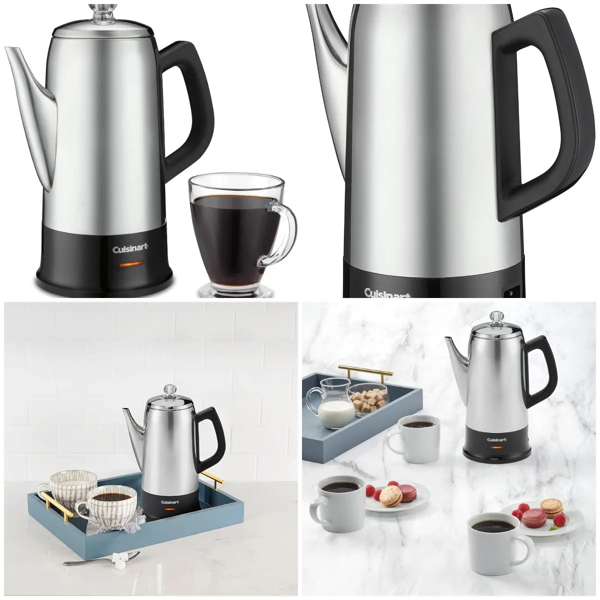 XMSJ Classic 12 Cup Percolator PRC12N Coffee Brewer