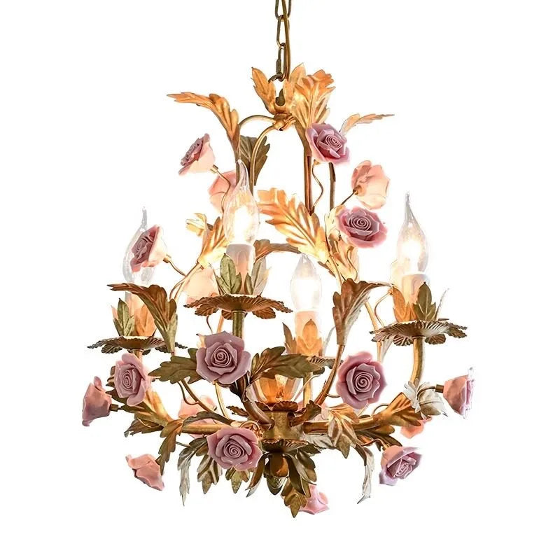Hailunbao Brushed Stainless Steel Pendant Chandelier Ceiling Light
