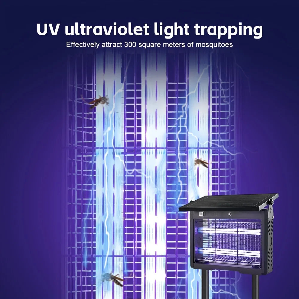 Outdoor Solar Mosquito Repellent Device Insect Killer Lamp