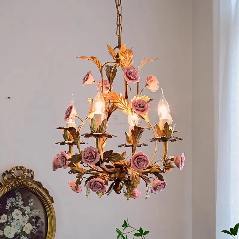 Hailunbao Brushed Stainless Steel Pendant Chandelier Ceiling Light