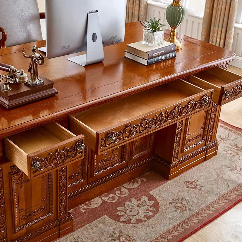 OMGD Modern European Computer Desk For Office And Studio Use