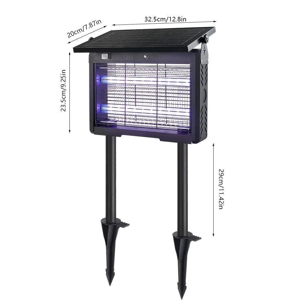 Outdoor Solar Mosquito Repellent Device Insect Killer Lamp