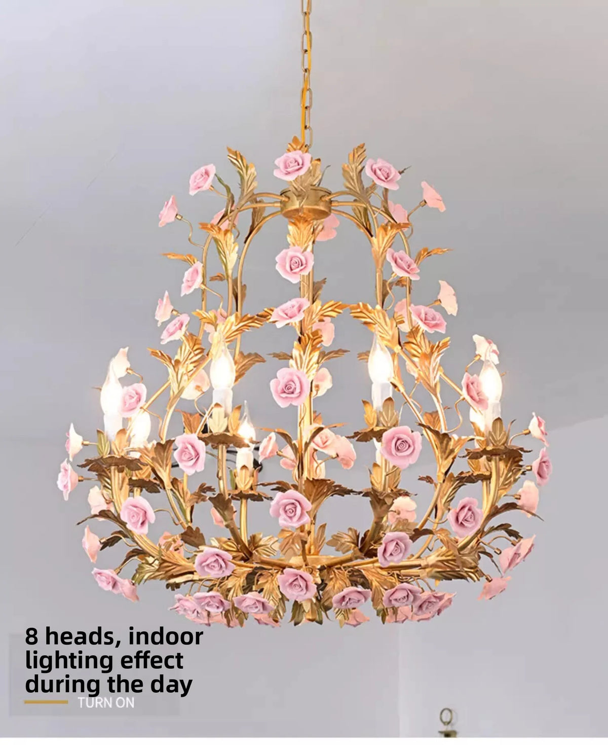 Hailunbao Brushed Stainless Steel Pendant Chandelier Ceiling Light