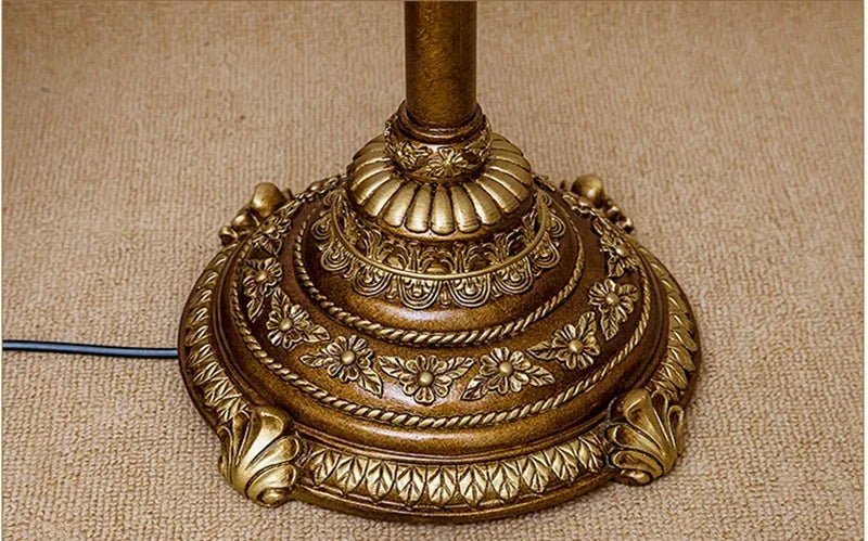 Vintage Resin Base Floor Lamp Decorative Home Interior Lighting