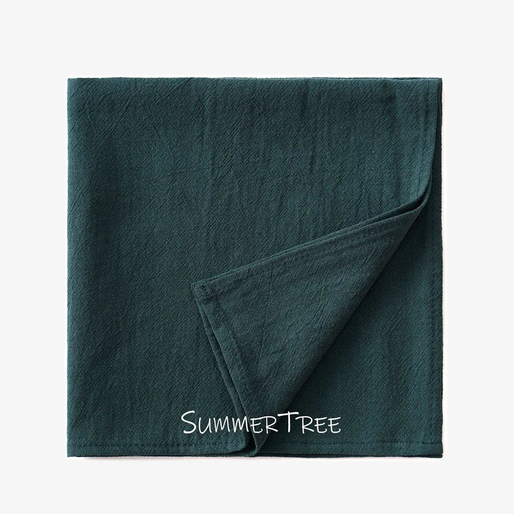 Summertree CN 50 Pack Plain Cotton Napkins For Dining Table