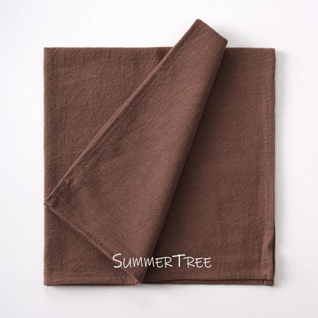 Summertree CN 50 Pack Plain Cotton Napkins For Dining Table