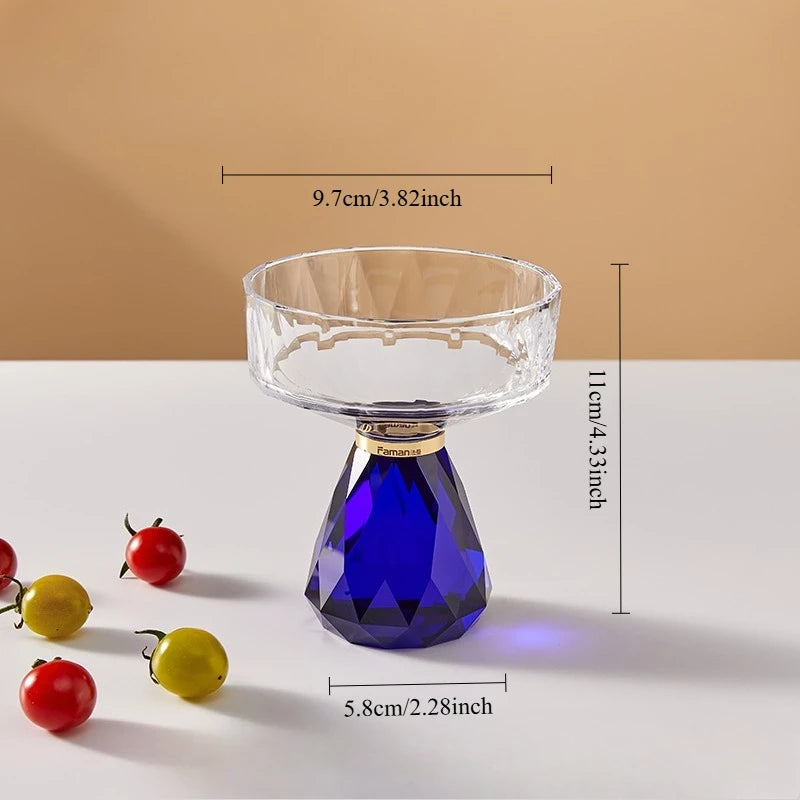 K9 Crystal Glass Cake Stand,Crystal Glass Fruit Plate, Display Desserts Holder for Wedding Cakes Serving Platters