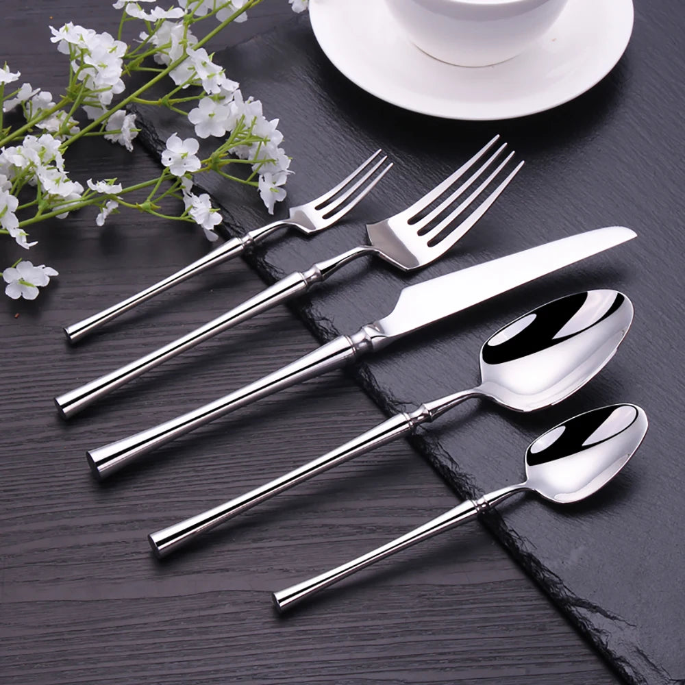 TD HOME Stainless Steel Cutlery Set Flatware Utensils