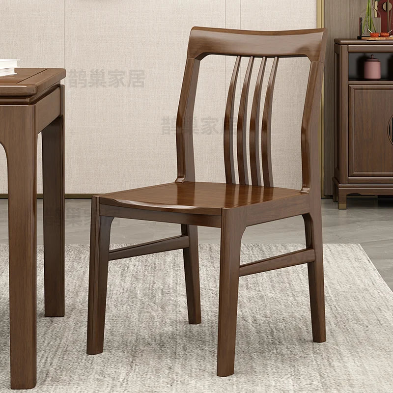 Elegant Wooden Dining Chairs For Living Room Modern Style