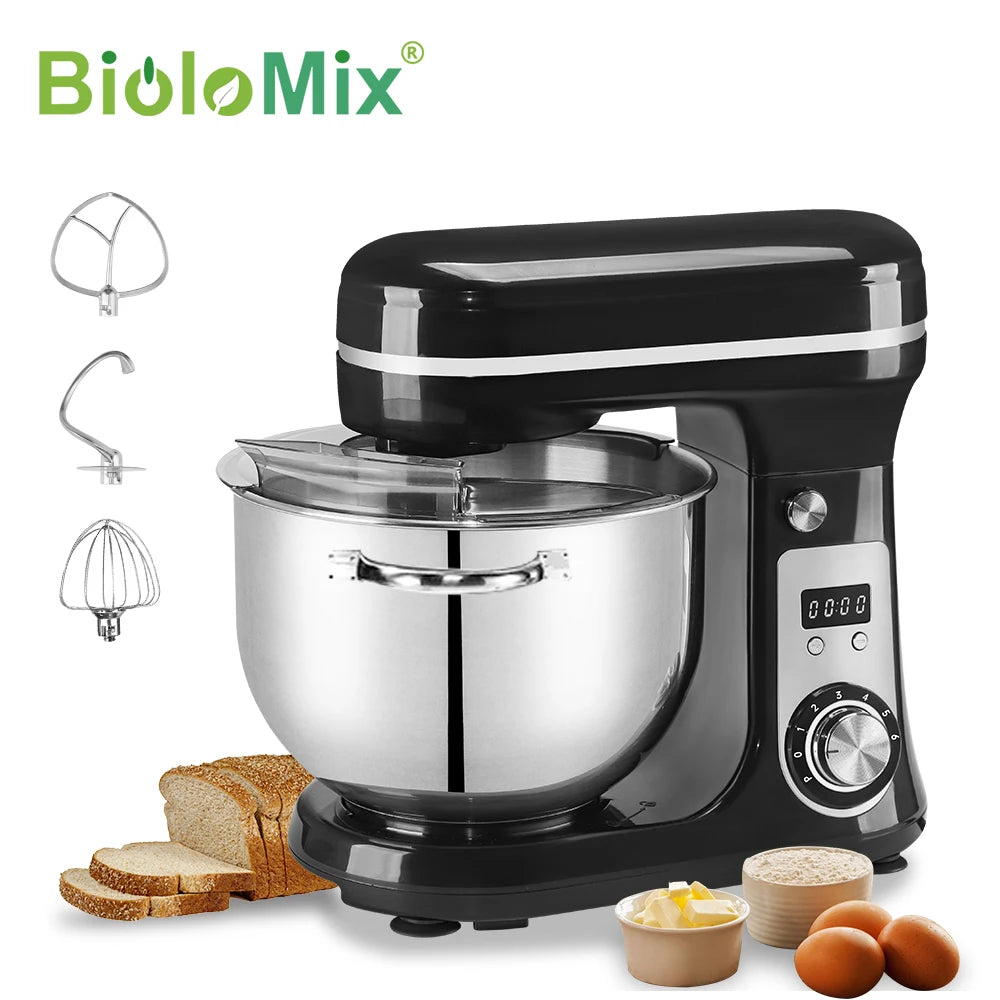 Biolomix 1200W Kitchen Stand Mixer With Blender Quiet Motor