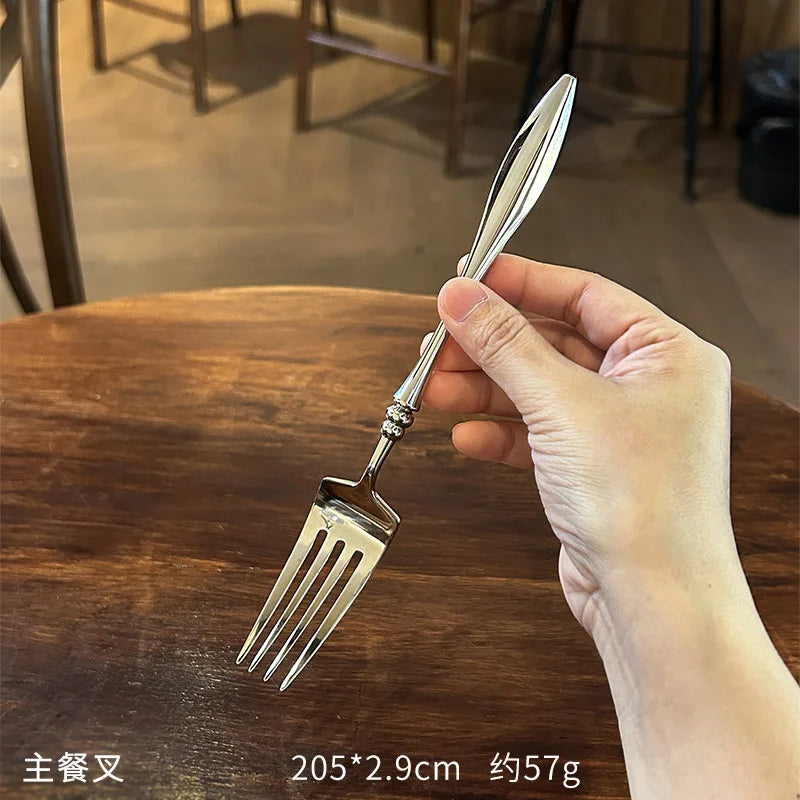 304 Stainless Steel Coffee Spoon Western Style Tableware Spoon Set