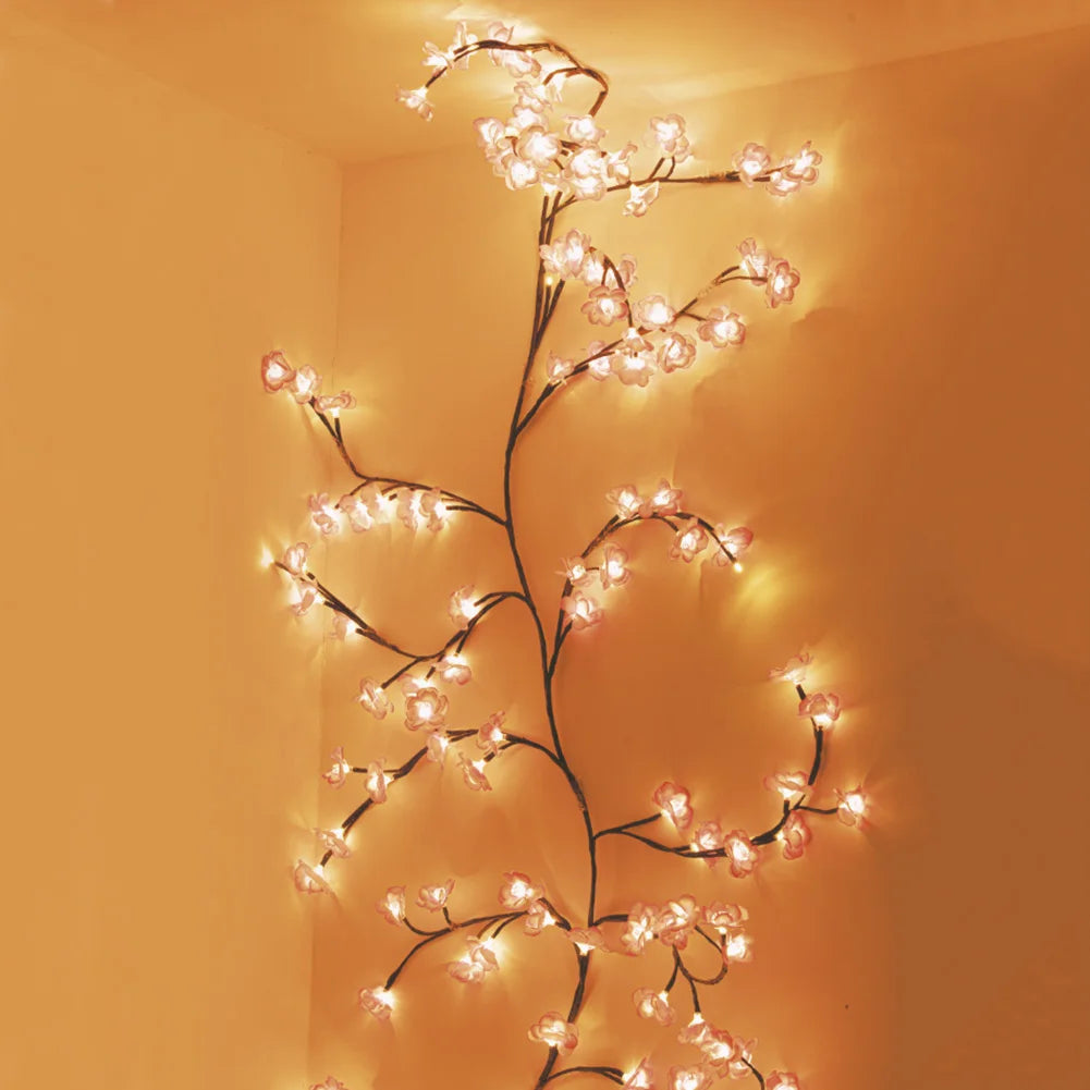 LAIMANEI LED Cherry Blossom Branch Lights With Remote Control