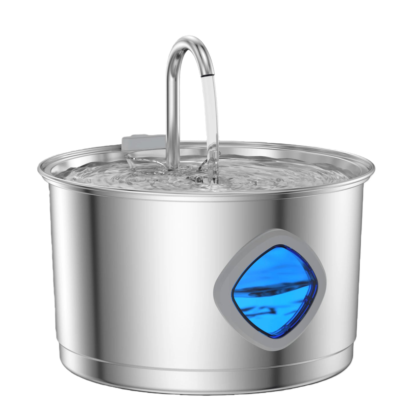 JLVDXN Automatic Cat Water Fountain Stainless Steel With Filter