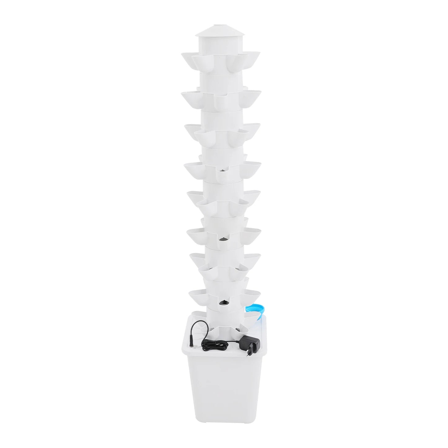 45 Hole Hydroponic Garden Vertical Tower Vegetable Planter