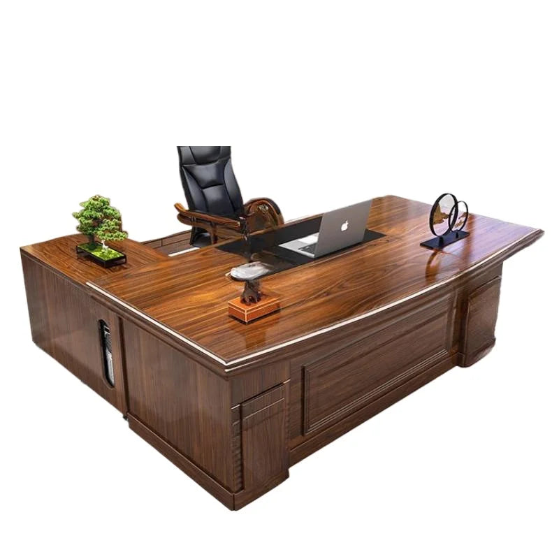 Zhio Modern Wooden Executive Office Workstation Desk