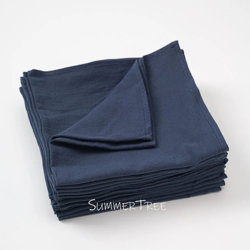 Summertree CN 50 Pack Plain Cotton Napkins For Dining Table