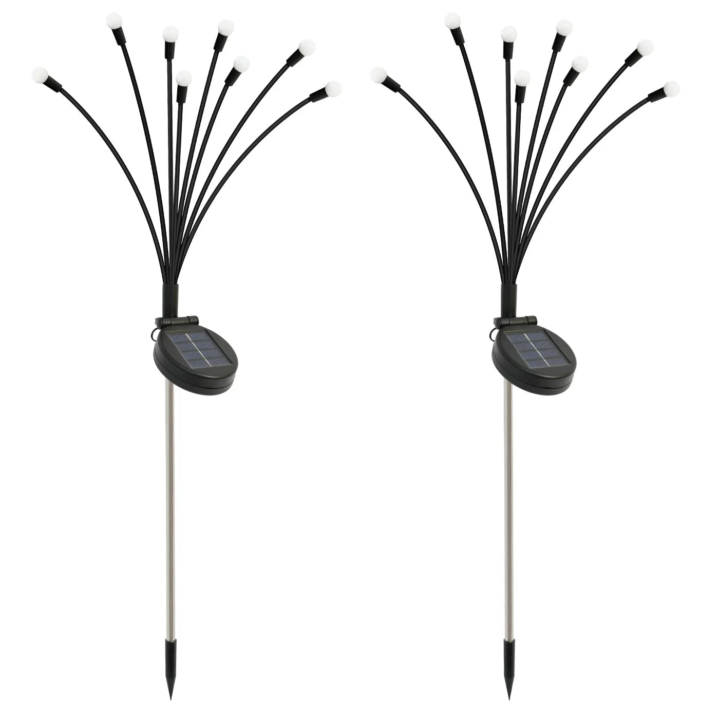 8-Head Solar Firefly Lights LED Outdoor Decorative Waterproof Garden Pathway
