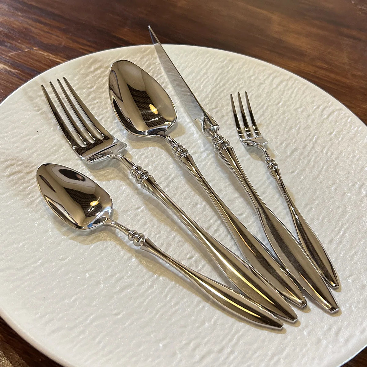 304 Stainless Steel Coffee Spoon Western Style Tableware Spoon Set