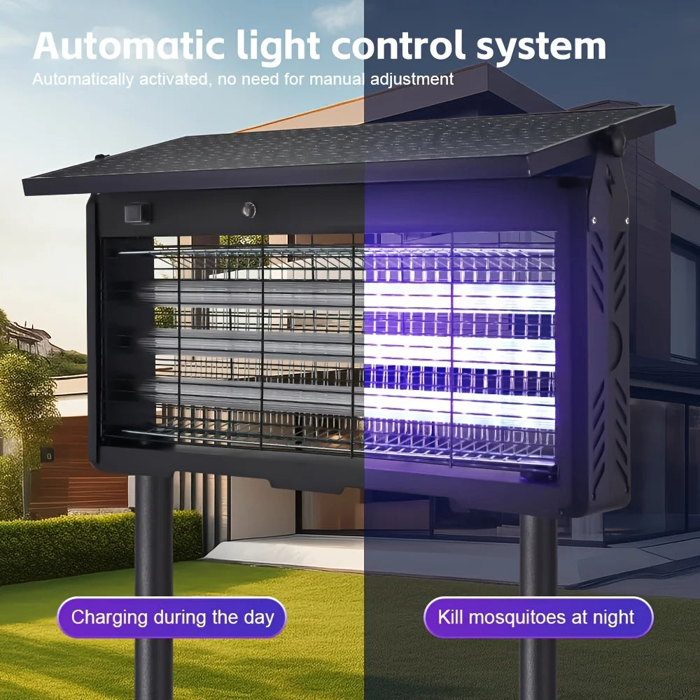 Outdoor Solar Mosquito Repellent Device Insect Killer Lamp