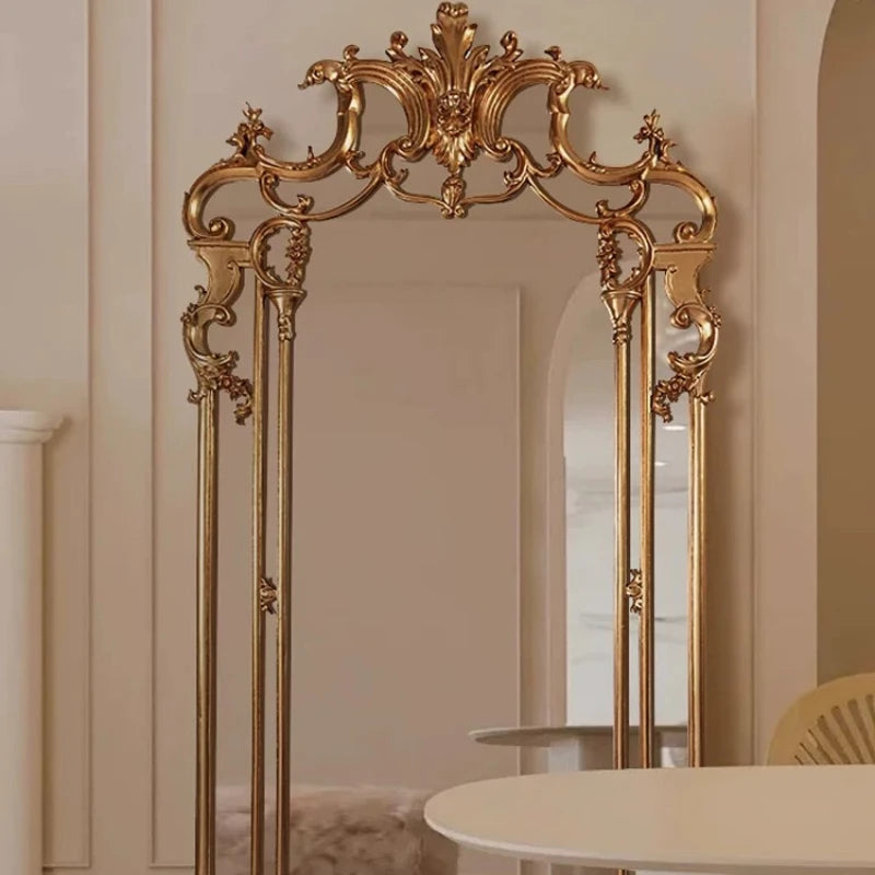 ZHIO Standing Decorative Mirror Arched Bedroom Decor