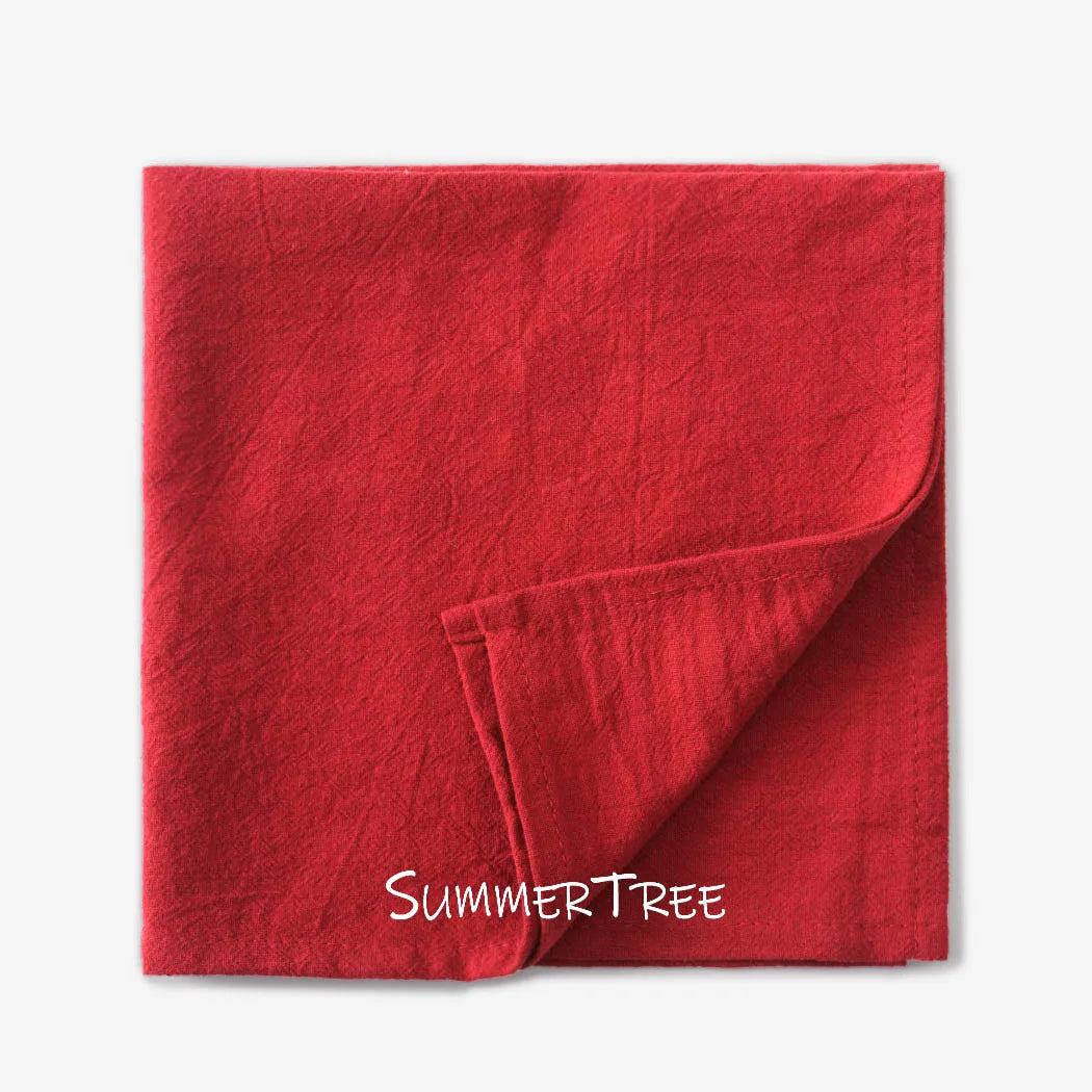 Summertree CN 50 Pack Plain Cotton Napkins For Dining Table