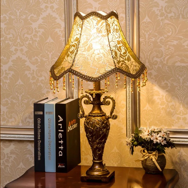 Vintage Resin Base Floor Lamp Decorative Home Interior Lighting