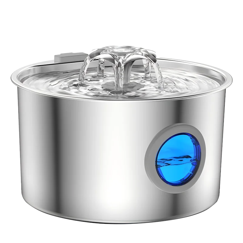 JLVDXN Automatic Cat Water Fountain Stainless Steel With Filter