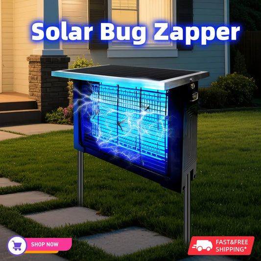 Powerful Solar Bug Zapper Outdoor Portable Mosquito Zapper