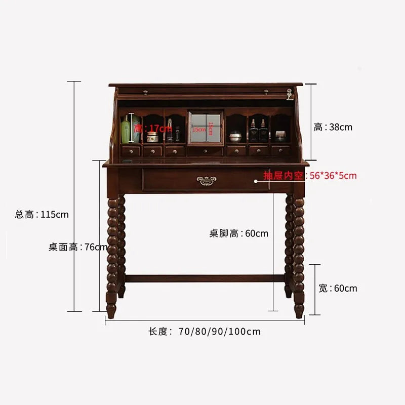 Classic Design Vanity Table Simple Senior Bedroom Makeup Vanity Table Storage Nordic Coiffeuse De Chambre Home Furniture