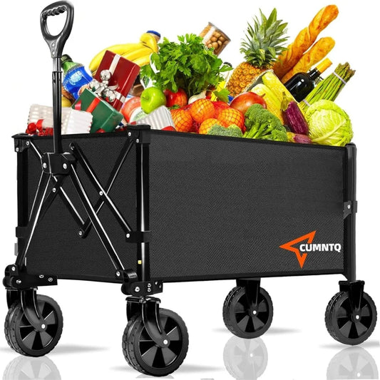 NBVCX Foldable Utility Wagon 350lbs All Terrain Cart
