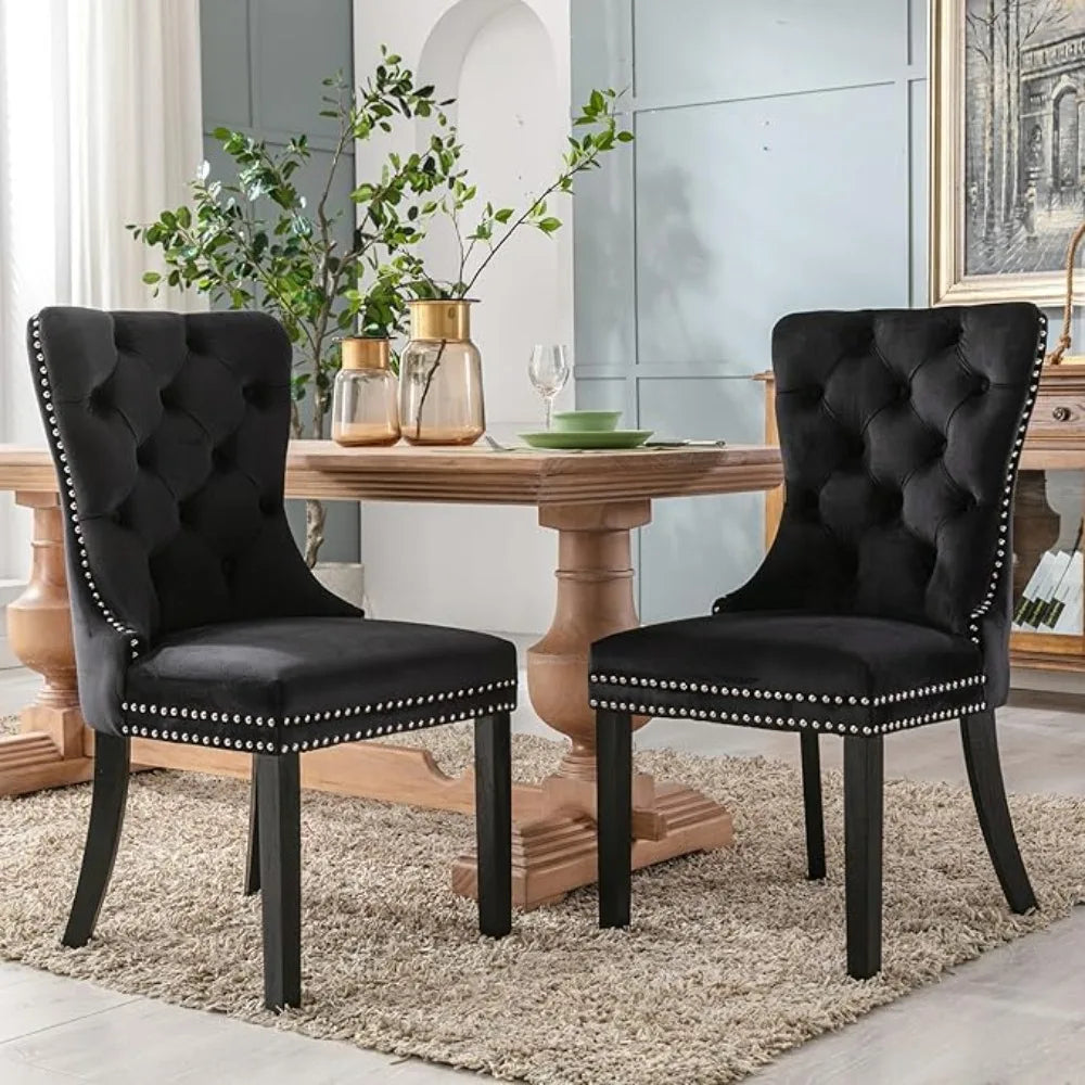 MOYU Velvet Dining Chairs Nikki Collection Set Of 6