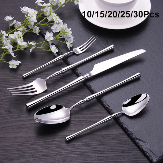 TD HOME Stainless Steel Cutlery Set Flatware Utensils