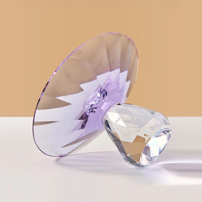 K9 Crystal Glass Cake Stand,Crystal Glass Fruit Plate, Display Desserts Holder for Wedding Cakes Serving Platters