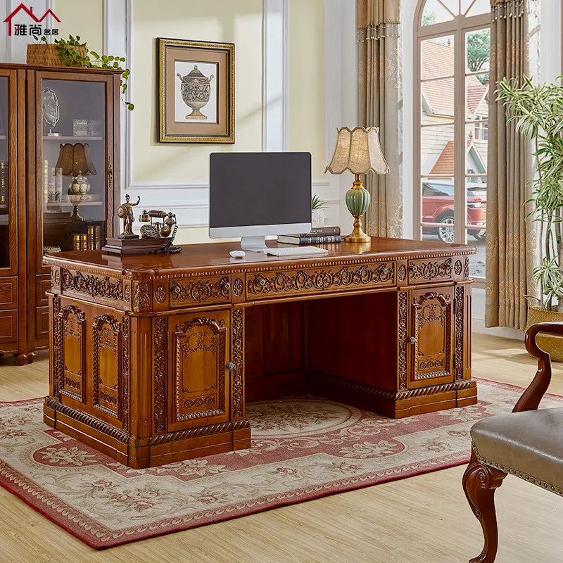 OMGD Modern European Computer Desk For Office And Studio Use