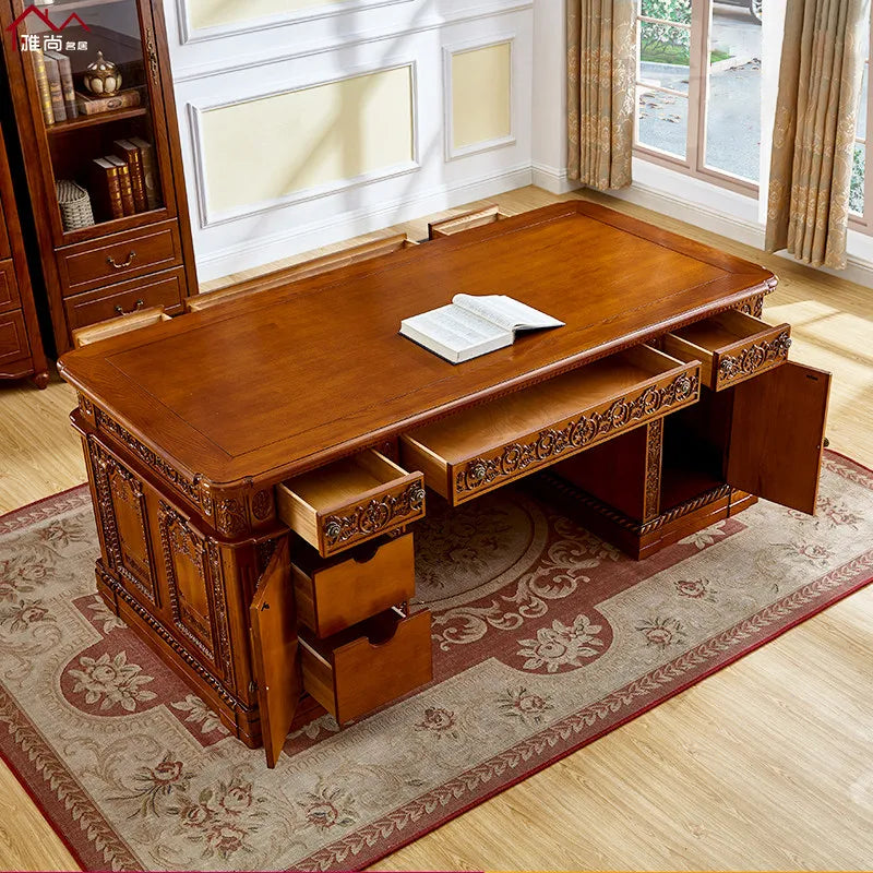 OMGD Modern European Computer Desk For Office And Studio Use