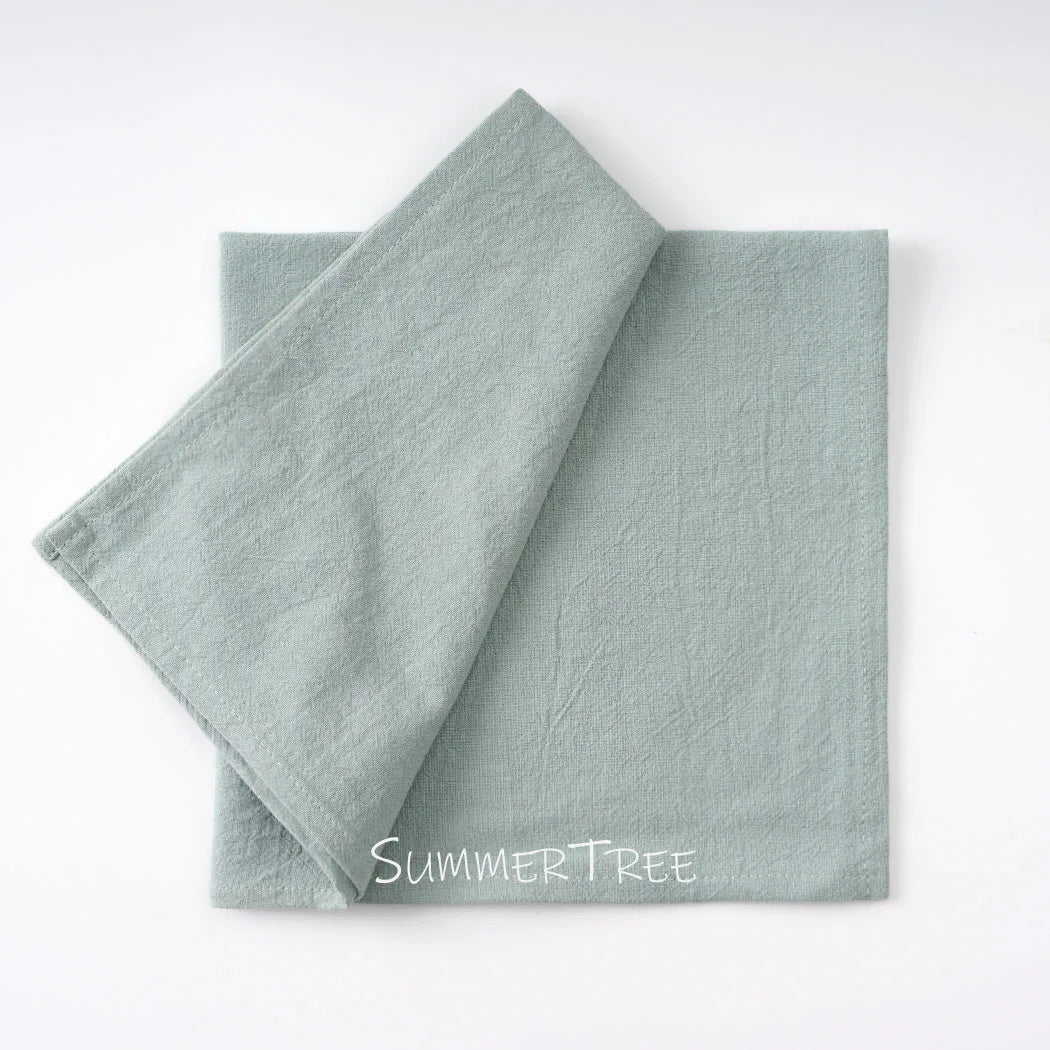 Summertree CN 50 Pack Plain Cotton Napkins For Dining Table