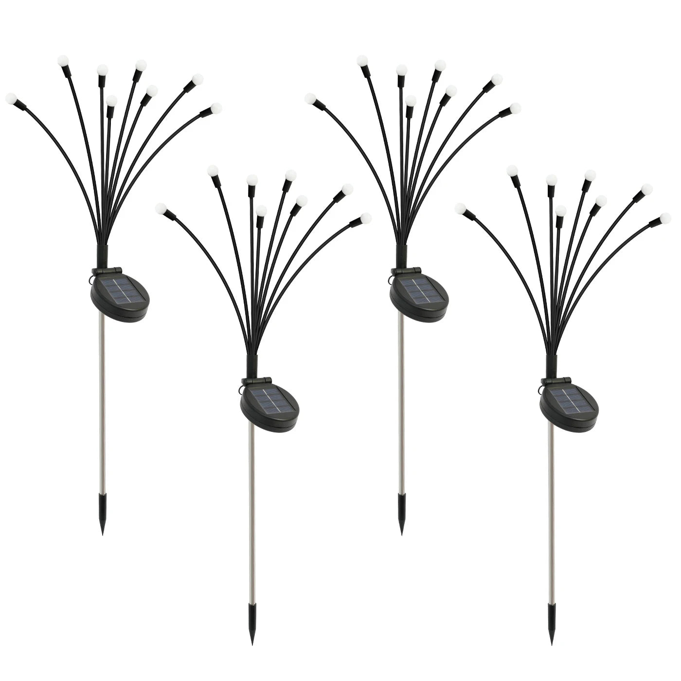 8-Head Solar Firefly Lights LED Outdoor Decorative Waterproof Garden Pathway