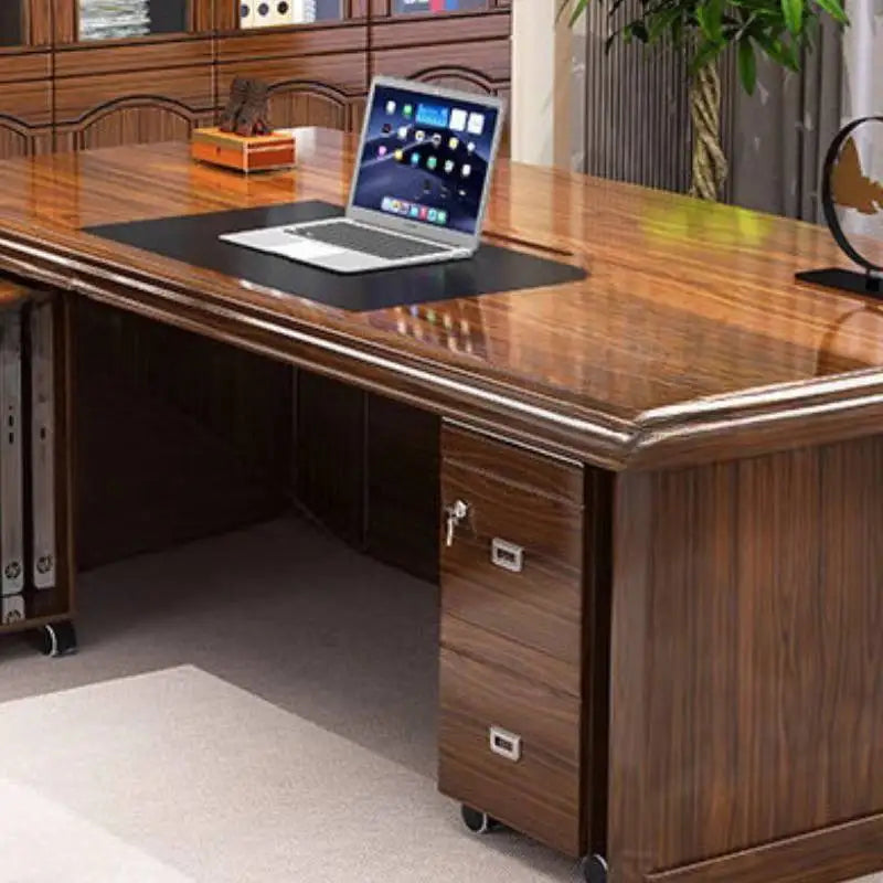 Zhio Modern Wooden Executive Office Workstation Desk