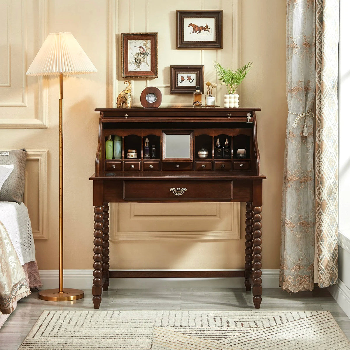 Classic Design Vanity Table Simple Senior Bedroom Makeup Vanity Table Storage Nordic Coiffeuse De Chambre Home Furniture