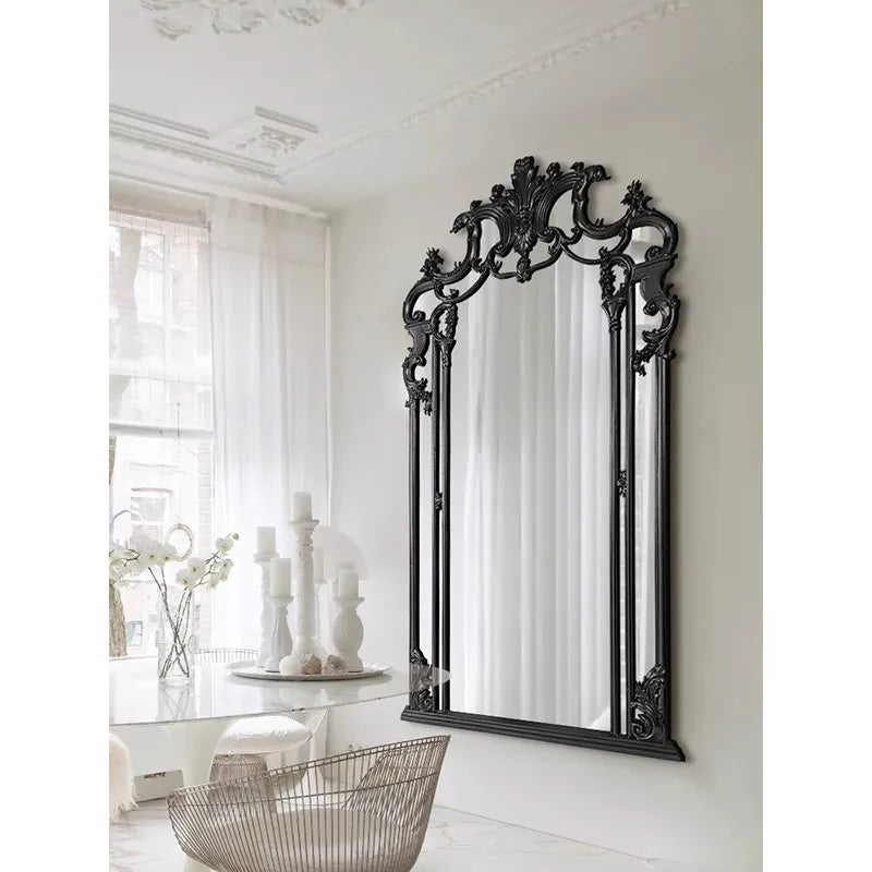 ZHIO Standing Decorative Mirror Arched Bedroom Decor