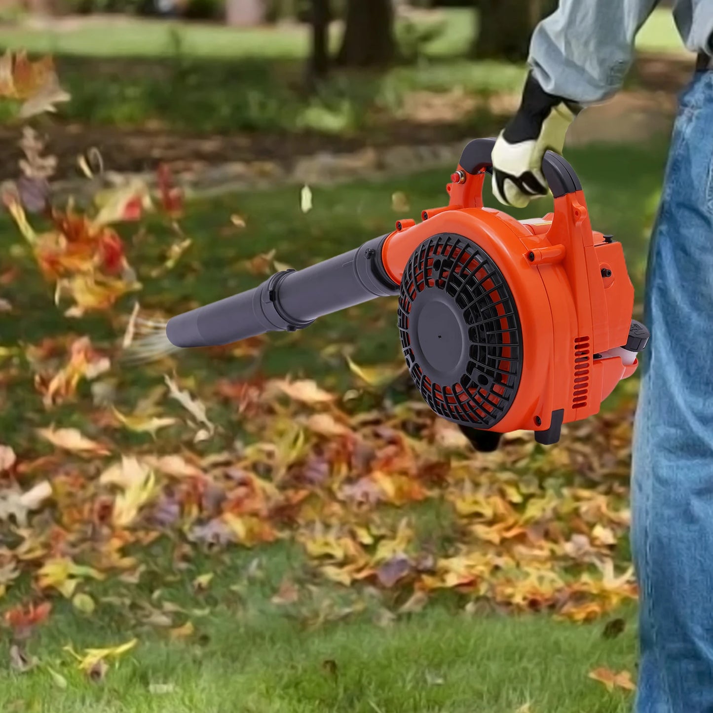 Gas Leaf Blower 25.4cc 2-Stroke Commercial Handheld