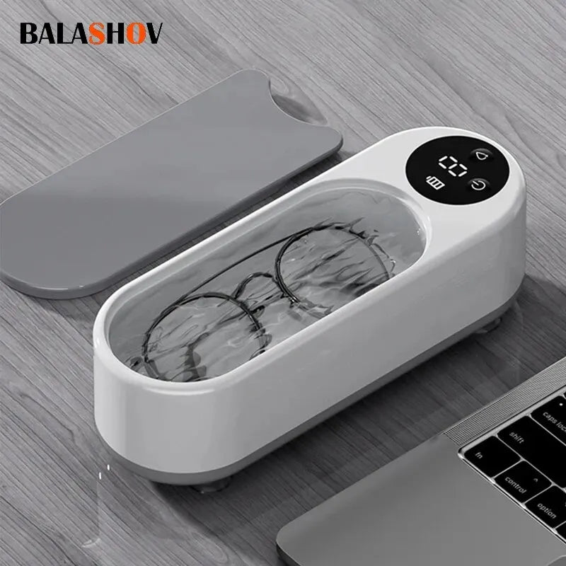 BALASHOV Ultrasonic Jewelry Cleaner 450ml for Rings Glasses Makeup Brushes