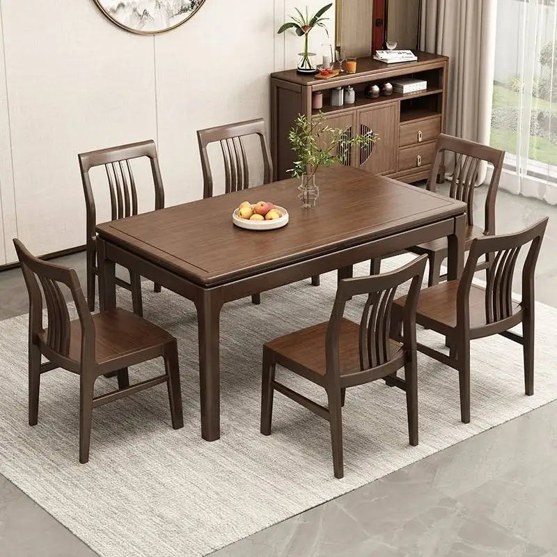 Elegant Wooden Dining Chairs For Living Room Modern Style