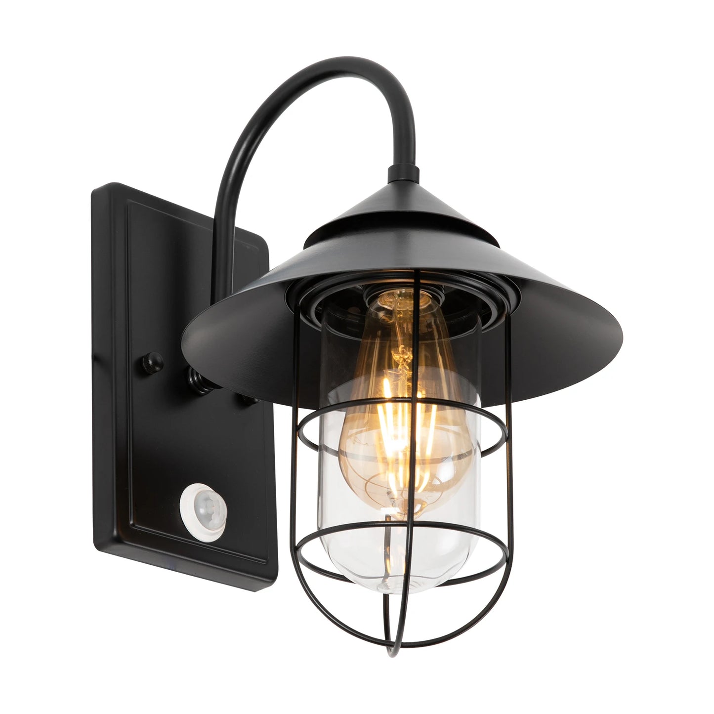 Bymaocar Retro Wall Lamp Motion Sensor Sconce For Bar