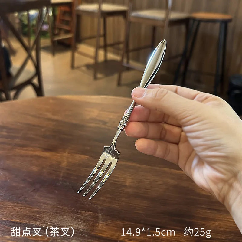 304 Stainless Steel Coffee Spoon Western Style Tableware Spoon Set
