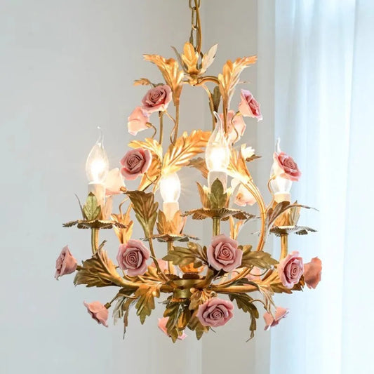 Hailunbao Brushed Stainless Steel Pendant Chandelier Ceiling Light